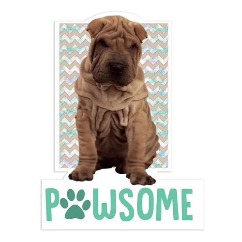 Adesivo regalo pawsome - adesivo,