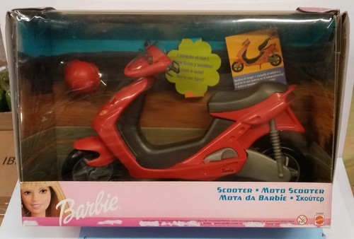 Barbie moto scooter rosso - barbie,