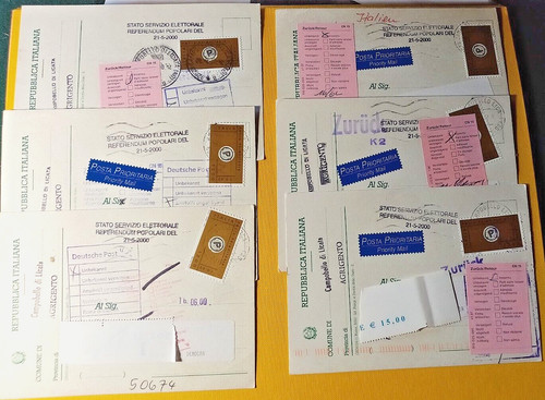 Referendum cartoline elet - referendum,