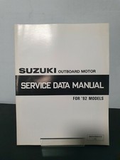 Service Data Suzuki Fuoribordo 1992