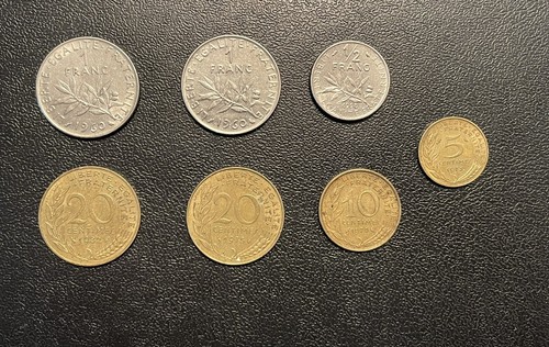 Monete francesi franchi - , e