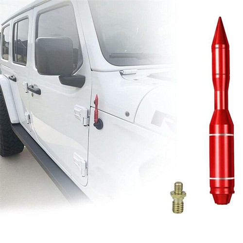 Red bullet antenna mast - bullet, am/fm