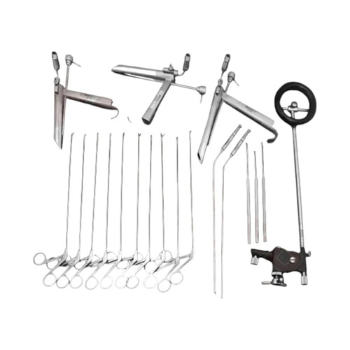 Set laringoscopio piedistallo - laringoscopio,
