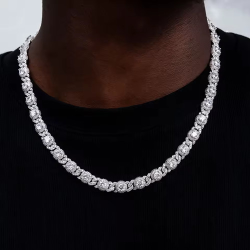 Collana catena maglia cubana