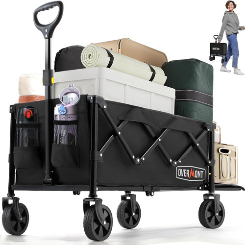 Carrello pieghevole con ruote - carrello,