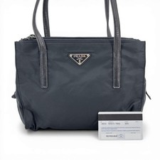Auth PRADA Tessuto Black