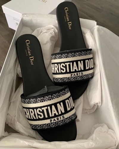 Slides christian dior black - slides,