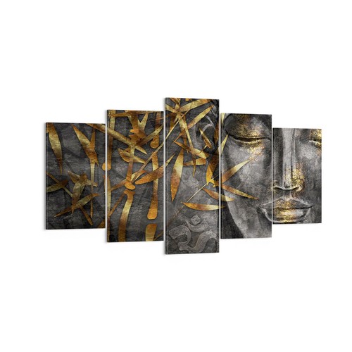 Quadro tela 160x85cm buddha - tela,