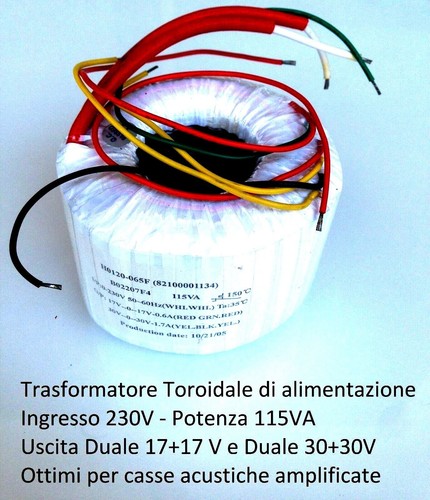 Trasformatore toroidale uscita - trasformatore,