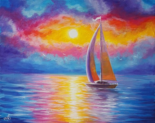 Artista ucraino vela originale
