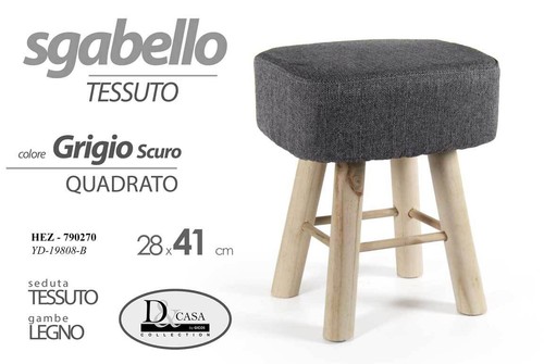 Pouf sgabello poggiapiedi - pouf,