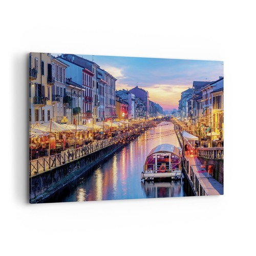 Quadro tela 100x70cm canale - su,