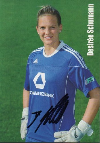 Autografo desiree schumann - autografo,