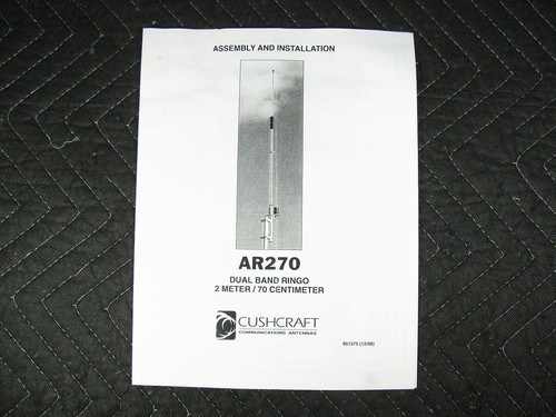 Manuale antenna ringo - antenna, dual