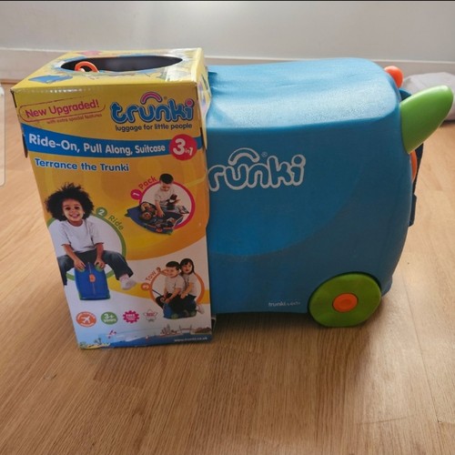 Valigia trunki blu - valigia, bambini
