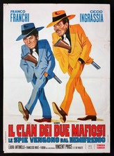 SPIE VENGONO DAL SEMIFREDDO manifesto poster Franco Franchi Ciccio Ingrassia D79