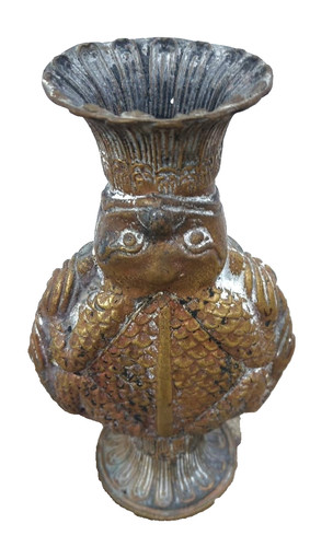 Antico vaso fiaschetta - , rana