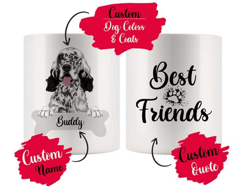 Tazza personalizzata setter - tazza,