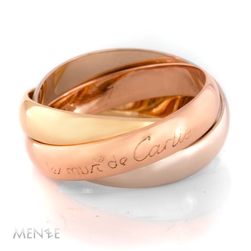 Anello cartier trinity oro - anello,