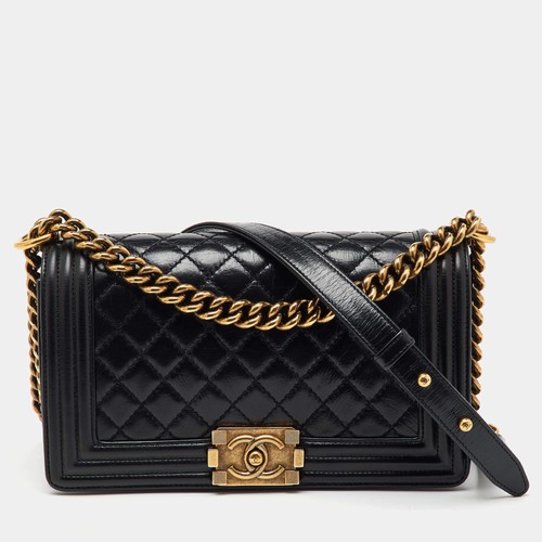 Borsa chanel nera pelle - borsa,