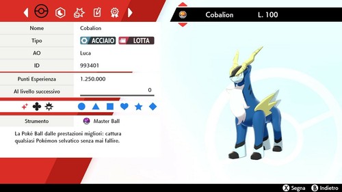 Cobalion shiny - shiny, iv