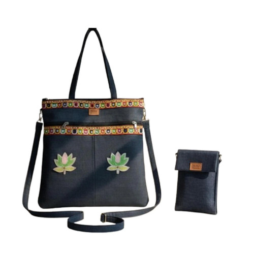 Set borsa tote denim - set,