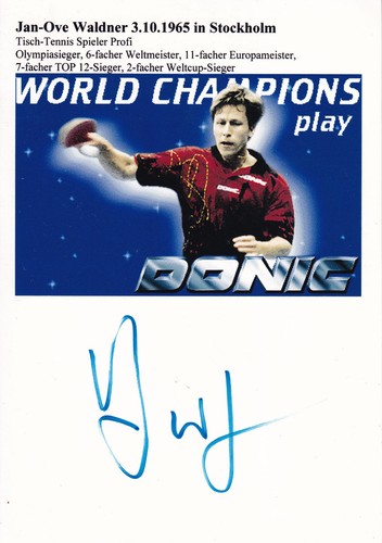 Autografo jan ove - -, waldner