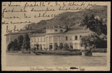 cartolina COMO villa rocca saporiti-borgo vico