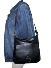 Borsa TULA in pelle nera con