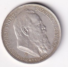 germania stati - baviera - 3 mark 911- Otto Prince Regent Luitpold