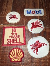 Lotto toppe olio MOBIL vintage