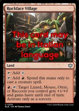 MTG ROCKFACE VILLAGE EXC - BORGO RUPESTRE 259 - BLB - MAGIC