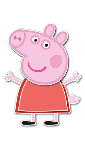 Adesivo peppa pig cartoon - adesivo,