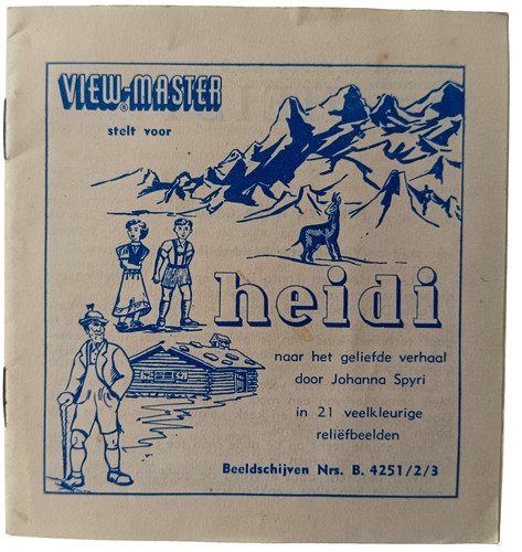 View master booklet heidi - ⭐,