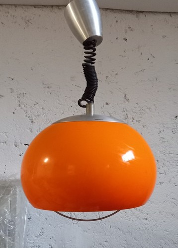 Lampadario plexi arancione
