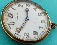 Vintage Tiffany & Co. 8 days Travel desk Alarm Clock. Not working, for spares
