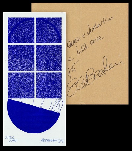 Elvio becheroni litografia - becheroni.,