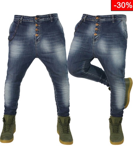 Jeans uomo cavallo basso turca - jeans,