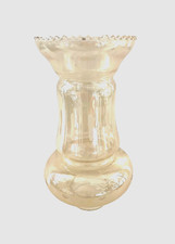 Ricambio Paralume Paraluce Vetro Soffiato Lampada Lume petrolio H. 21,5 Cm.