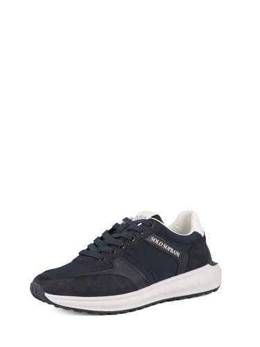 Sneakers stringate uomo blu