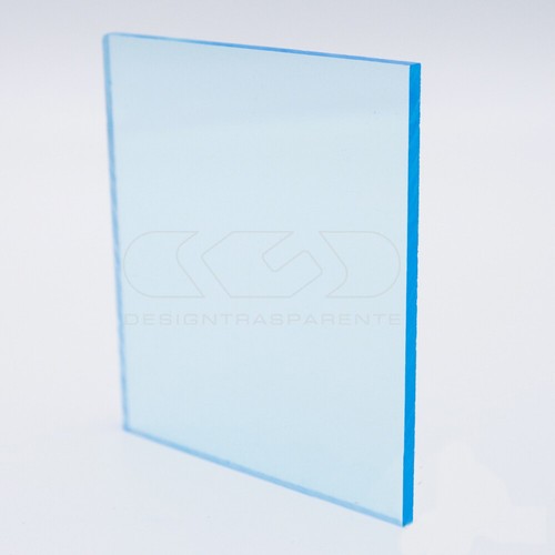 Plexiglass colorato azzurro