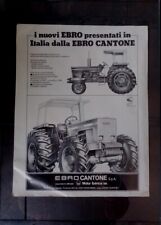 TRATTORI EBRO CANTONE pubblicità da rivista originale 1978 24,5x32