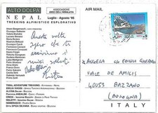 30926 - ALPINISMO - Storia Postale: SPEDIZIONE ITALIANA al NEPAL 1995