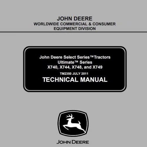 John deere x740 - x740, x744