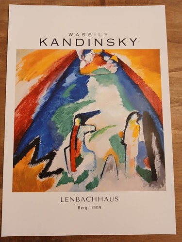 Poster kandinsky berg 1909 - poster,