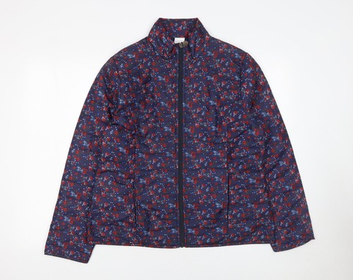 Giubbotto imbottito blu donna