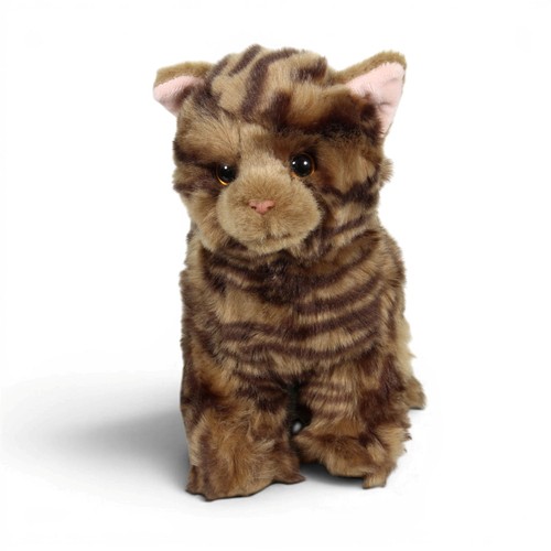 Peluche gatto tabby marrone