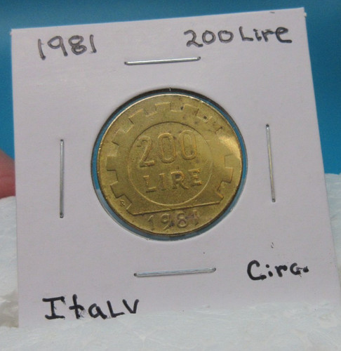 1981 italy 200 lire nice - 1981,