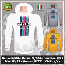 FELPA MARTINI RACING VINTAGE ISPIRATA RETRO RALLY 2025 UOMO DONNA BAMBINO HOODIE