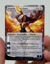 Elspeth, Storm Slayer scheda proxy con arte progettata su misura
